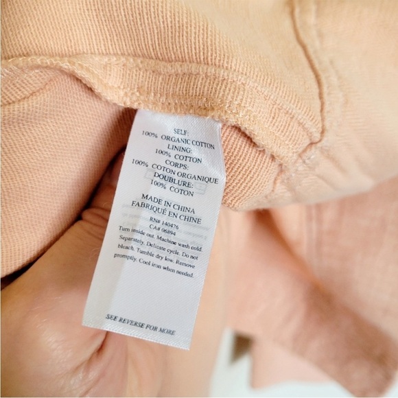 Faherty Hidden Hills Organic Cotton Tie Front Jacket XS NWT - Picture 8 of 10